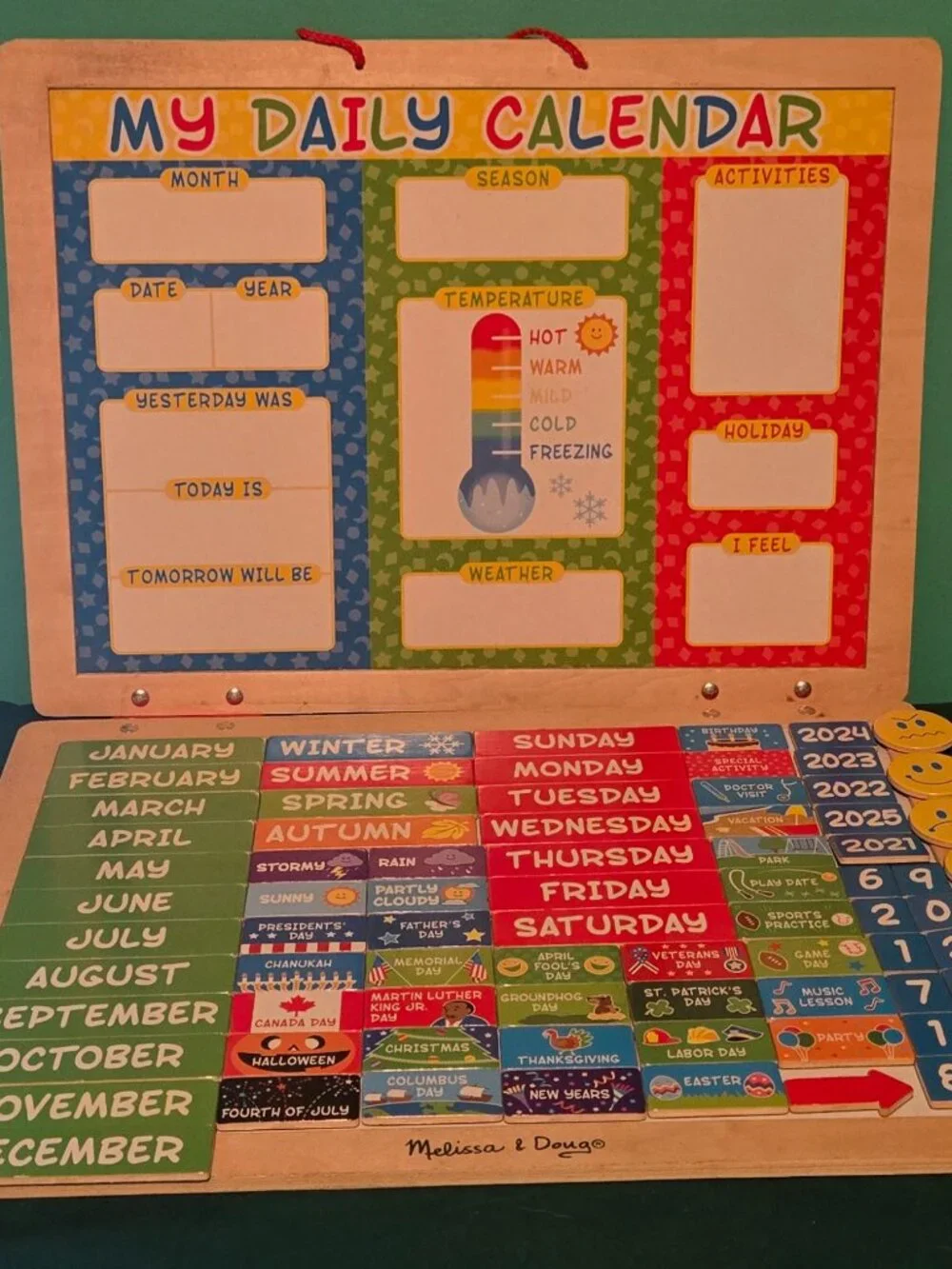Melissa & Doug Magnetic My Daily Calendar